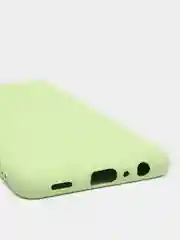 Оливковый чехол Silicone Cover для Samsung Galaxy A22, M32 силиконовый