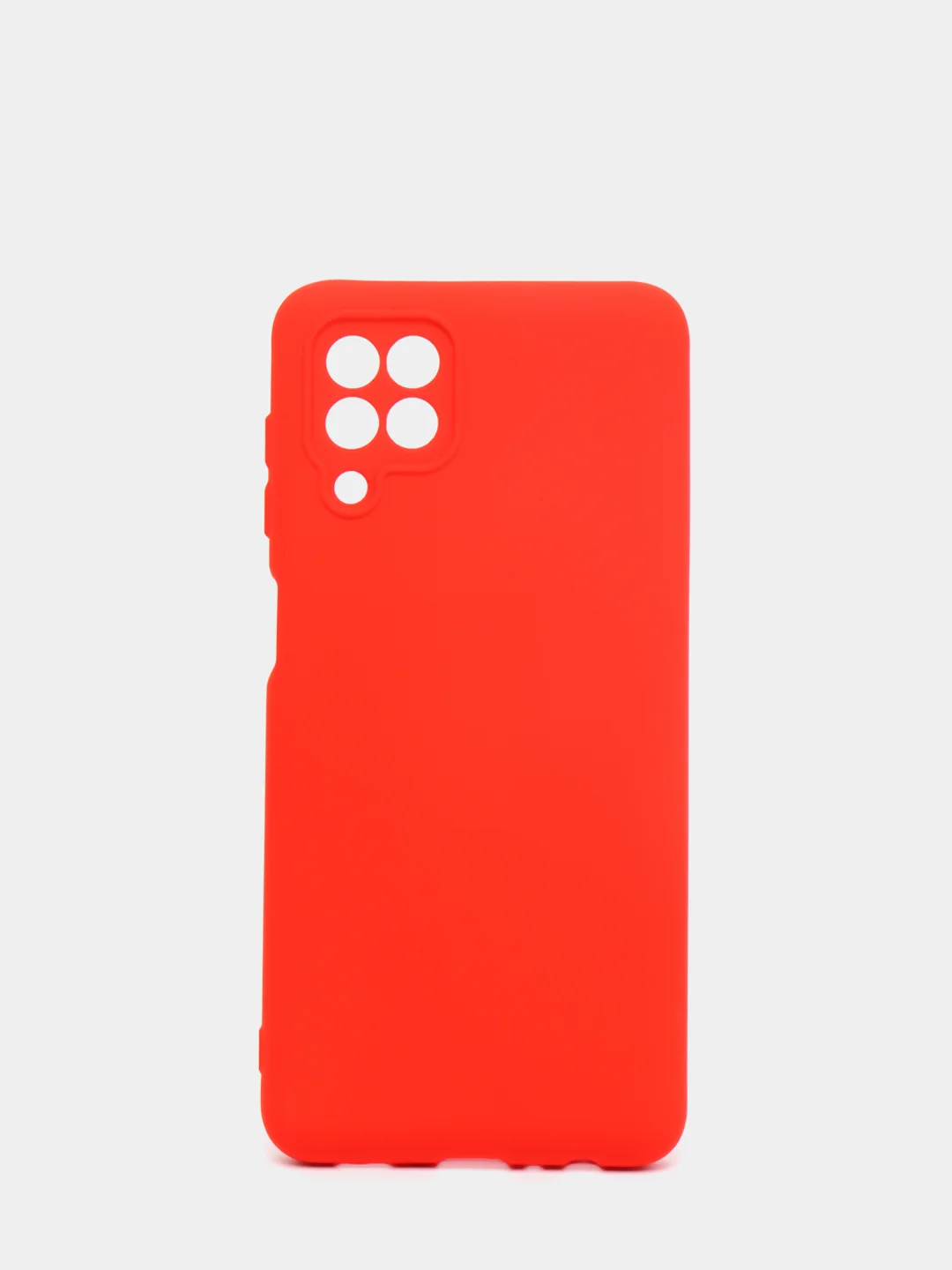 Красный чехол Silicone Cover для Samsung Galaxy A22, M32 силиконовый