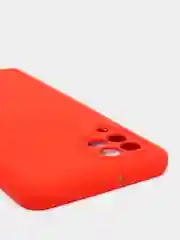 Красный чехол Silicone Cover для Samsung Galaxy A22, M32 силиконовый