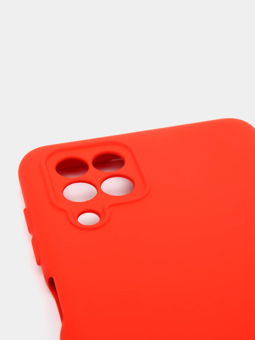 Красный чехол Silicone Cover для Samsung Galaxy A22, M32 силиконовый