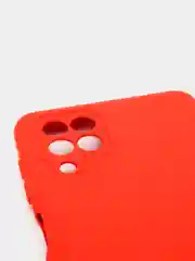 Красный чехол Silicone Cover для Samsung Galaxy A22, M32 силиконовый