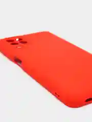 Красный чехол Silicone Cover для Samsung Galaxy A22, M32 силиконовый