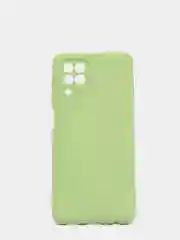 Оливковый чехол Silicone Cover для Samsung Galaxy A22, M32 силиконовый