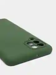 Хаки чехол Silicone Cover для Samsung Galaxy A22, M32 силиконовый