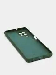 Хаки чехол Silicone Cover для Samsung Galaxy A22, M32 силиконовый