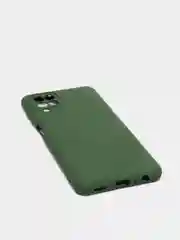 Хаки чехол Silicone Cover для Samsung Galaxy A22, M32 силиконовый
