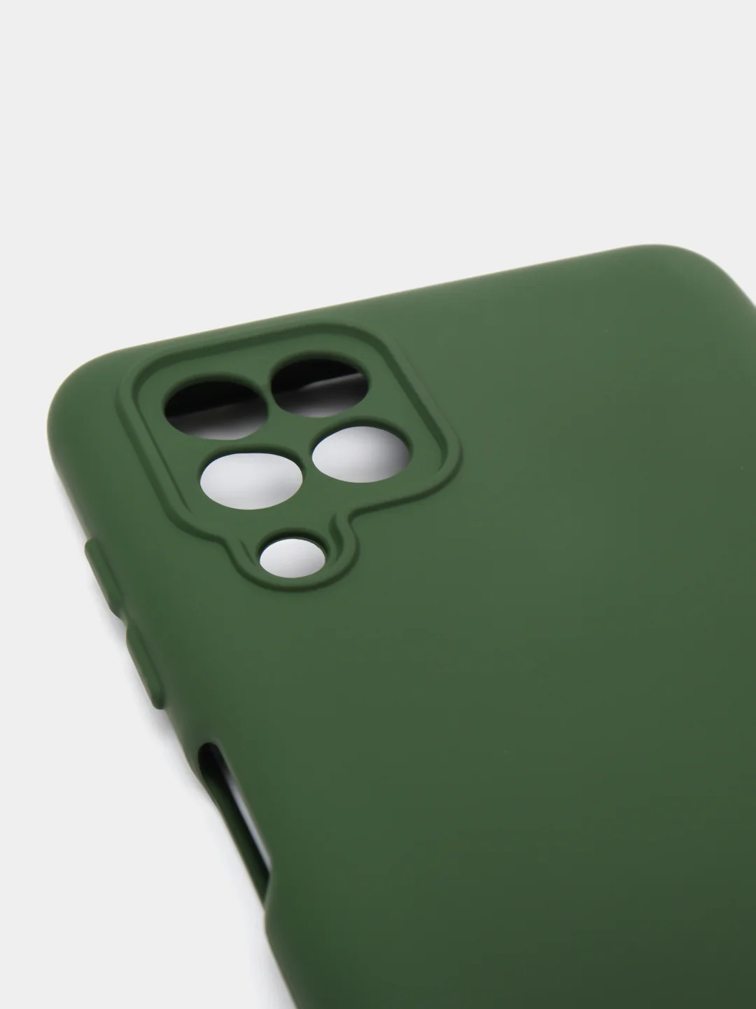Хаки чехол Silicone Cover для Samsung Galaxy A22, M32 силиконовый
