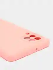 Розовый чехол Silicone Cover для Samsung Galaxy A22, M32 силиконовый