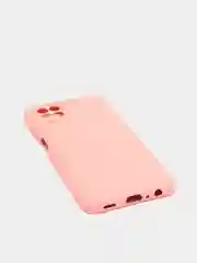 Розовый чехол Silicone Cover для Samsung Galaxy A22, M32 силиконовый