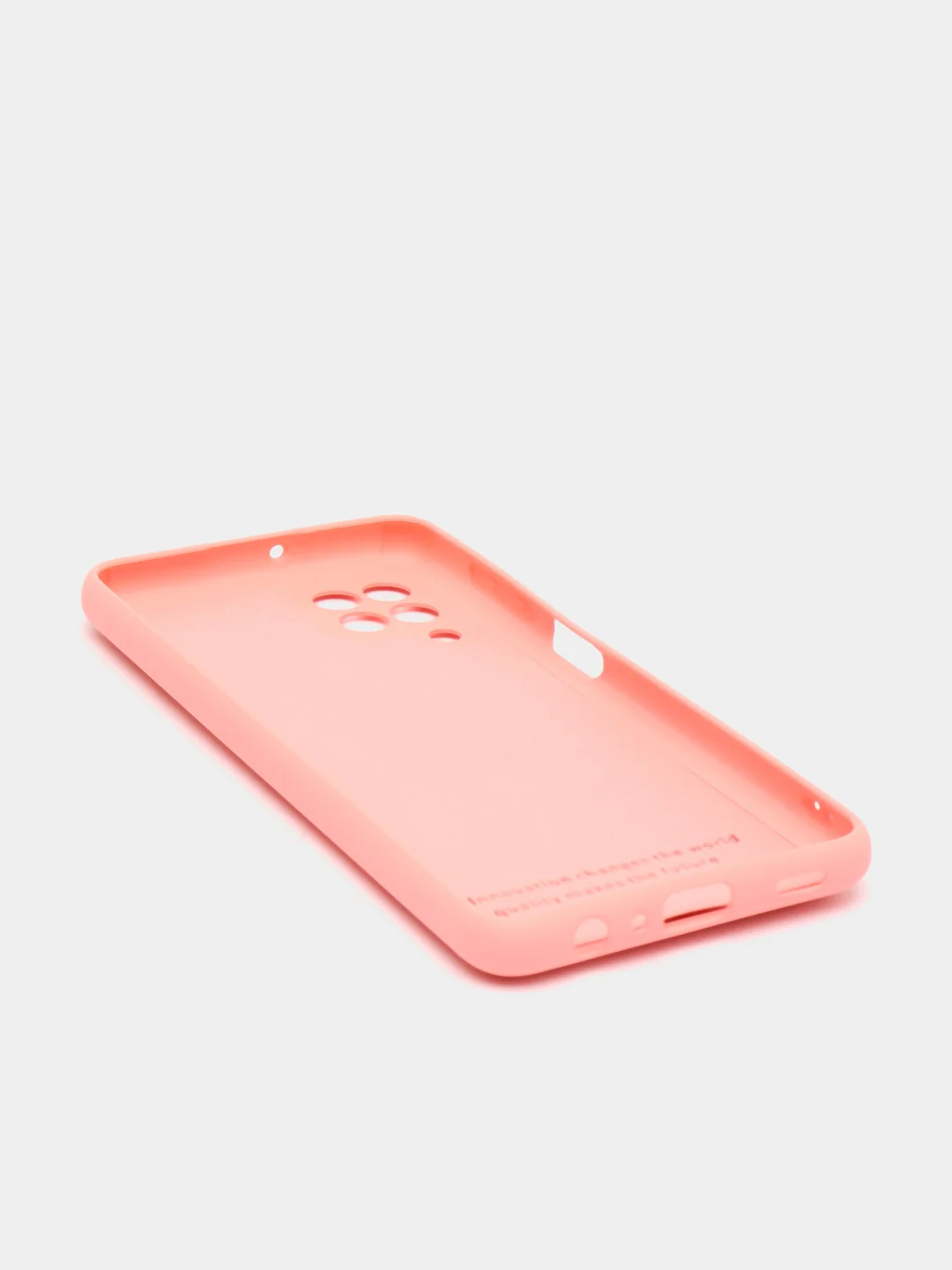 Розовый чехол Silicone Cover для Samsung Galaxy A22, M32 силиконовый