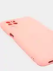 Розовый чехол Silicone Cover для Samsung Galaxy A22, M32 силиконовый