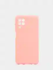 Розовый чехол Silicone Cover для Samsung Galaxy A22, M32 силиконовый