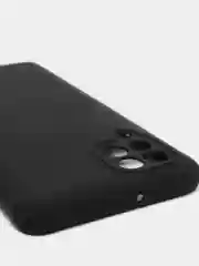 Черный чехол Silicone Cover для Samsung Galaxy A22, M32 силиконовый