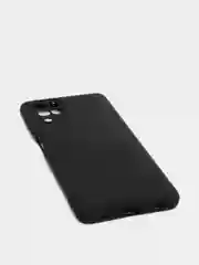 Черный чехол Silicone Cover для Samsung Galaxy A22, M32 силиконовый
