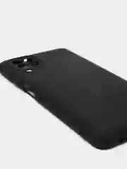 Черный чехол Silicone Cover для Samsung Galaxy A22, M32 силиконовый