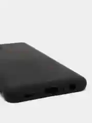 Черный чехол Silicone Cover для Samsung Galaxy A22, M32 силиконовый