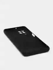 Черный чехол Silicone Cover для Samsung Galaxy A22, M32 силиконовый