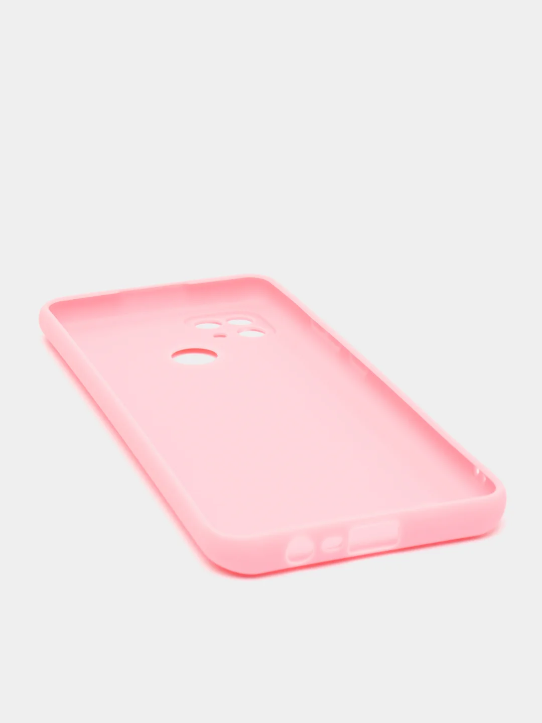 Розовый чехол для Realme C21 силиконовый матовый