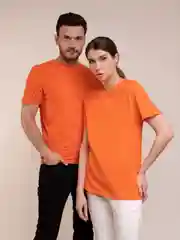 Оранжевый футболка мужская женская Premium 18 цветов
