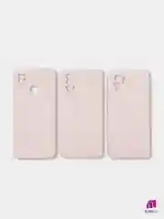 Пудровый чехол для Xiaomi Redmi 9A/9/9C/9T/NOTE 10 PRO/NOTE 9  силиконовый (Борта чехла прямые NEW)