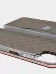 Розовый чехол-книжка Samsung Galaxy A12 / M12 (Самсунг галакси А12 / М12)