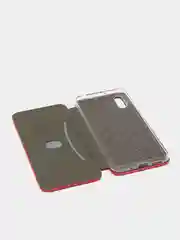 Красный чехол-книжка Xiaomi Redmi 12, 12С,9C,9A,9,7,7A,8,8A,4X,10, Note 12, 9,9S,9Pro,8/8 Pro,7,8T