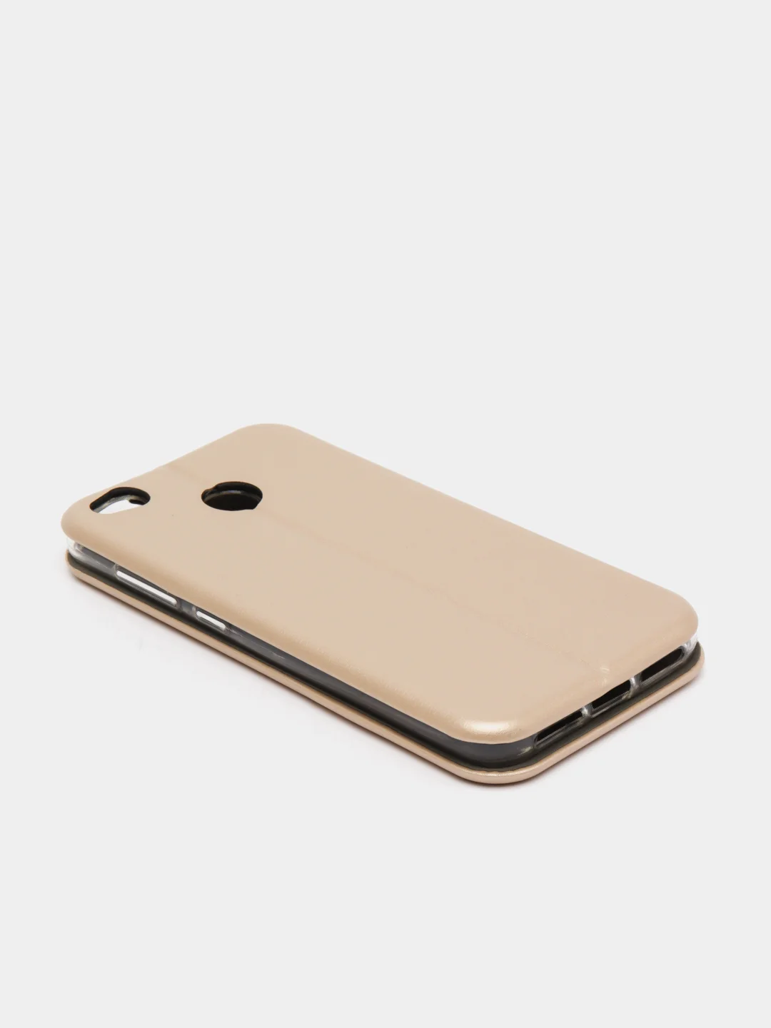 Золотой чехол-книжка для Xiaomi Redmi 4X