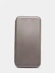 Серебряный чехол-книжка для Samsung Galaxy A22 / M32 / M22