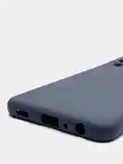 Синий чехол Samsung Galaxy A22 4G, M32, M22 силиконовый  матовый, прозрачный, цветной