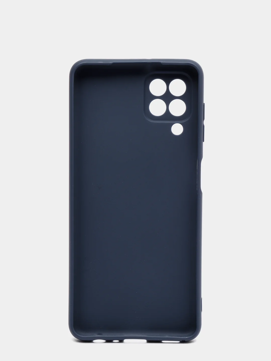 Синий чехол Samsung Galaxy A22 4G, M32, M22 силиконовый  матовый, прозрачный, цветной