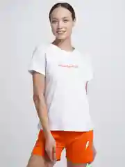 Оранжевый женский костюм футболка и шорты
