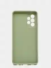 Лесной зеленый чехол Samsung Galaxy A52 силиконовый матовый, цветной