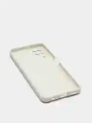 Белый чехол Silicone Cover для Samsung Galaxy A22, M32 силиконовый