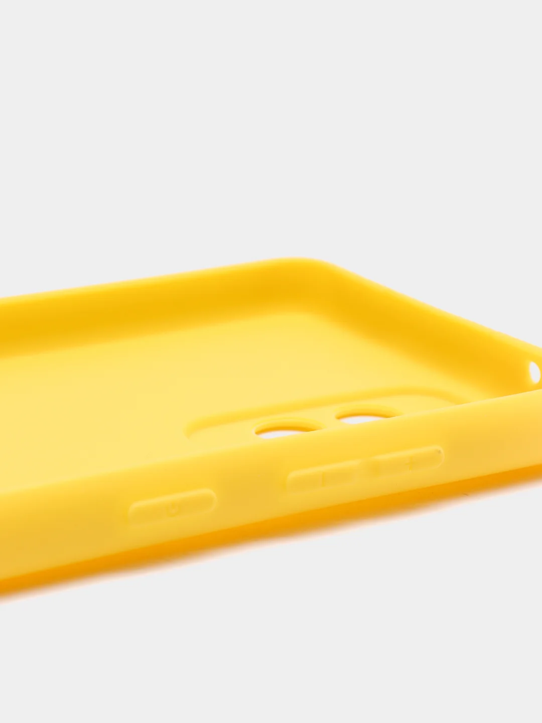 Желтый чехол Samsung Galaxy A52 силиконовый матовый, цветной