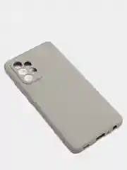 Серый чехол Samsung Galaxy A52 силиконовый матовый, цветной
