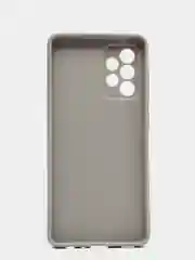 Серый чехол Samsung Galaxy A52 силиконовый матовый, цветной