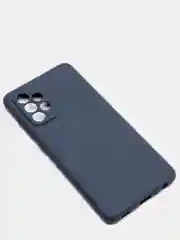 Темно-синий чехол Samsung Galaxy A52 силиконовый матовый, цветной