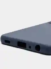 Темно-синий чехол Samsung Galaxy A52 силиконовый матовый, цветной