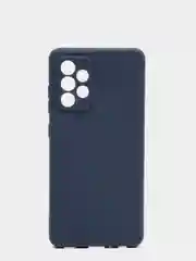 Темно-синий чехол Samsung Galaxy A52 силиконовый матовый, цветной