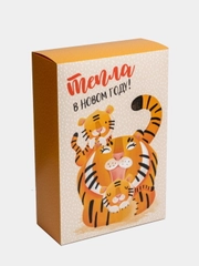 Коробка складная "Тепла в новом году", 22 х 30 х 10 см