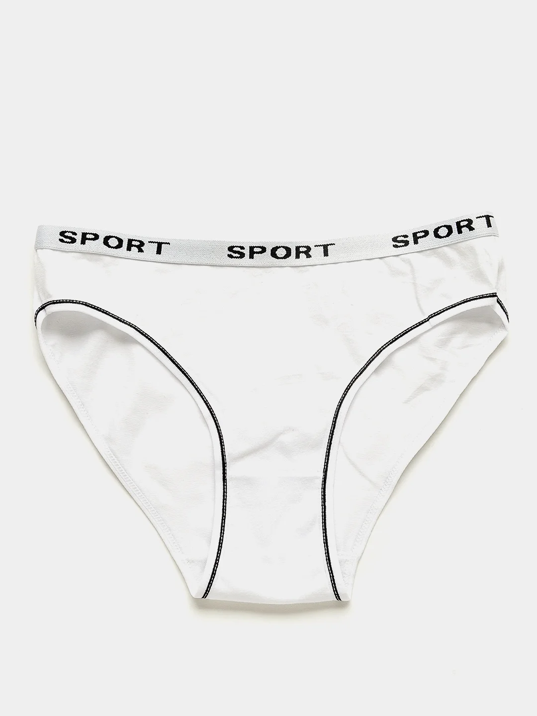 Белый трусы женские Sport хлопок