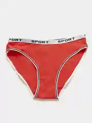 Красный трусы женские Sport хлопок