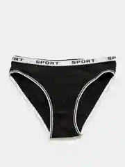 Черный трусы женские Sport хлопок