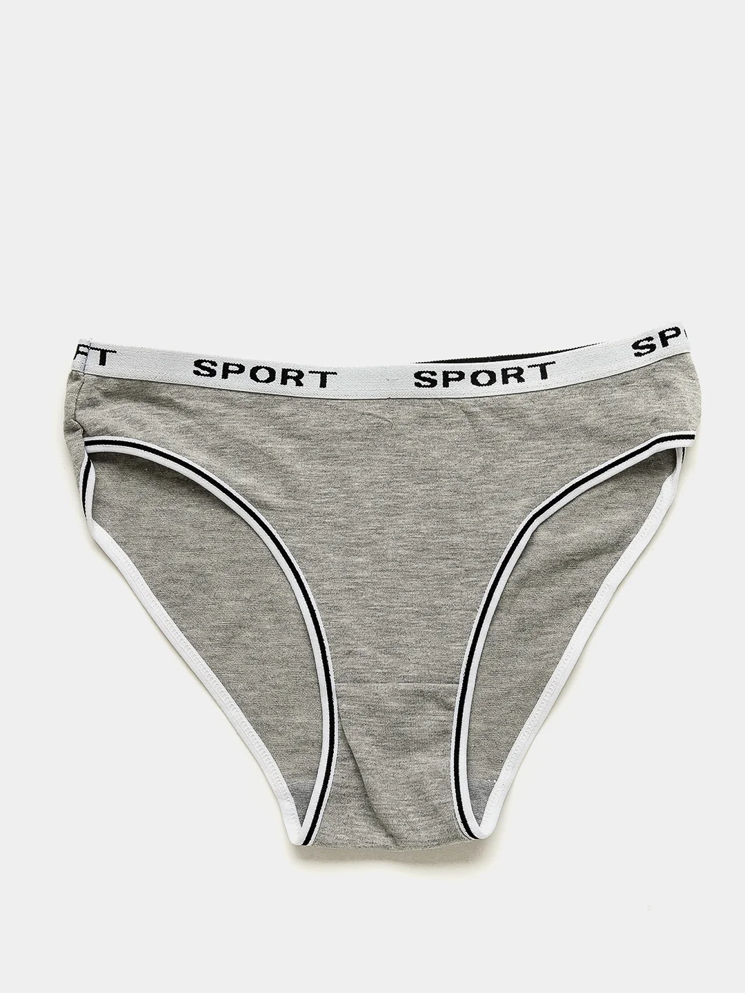 Серый трусы женские Sport хлопок