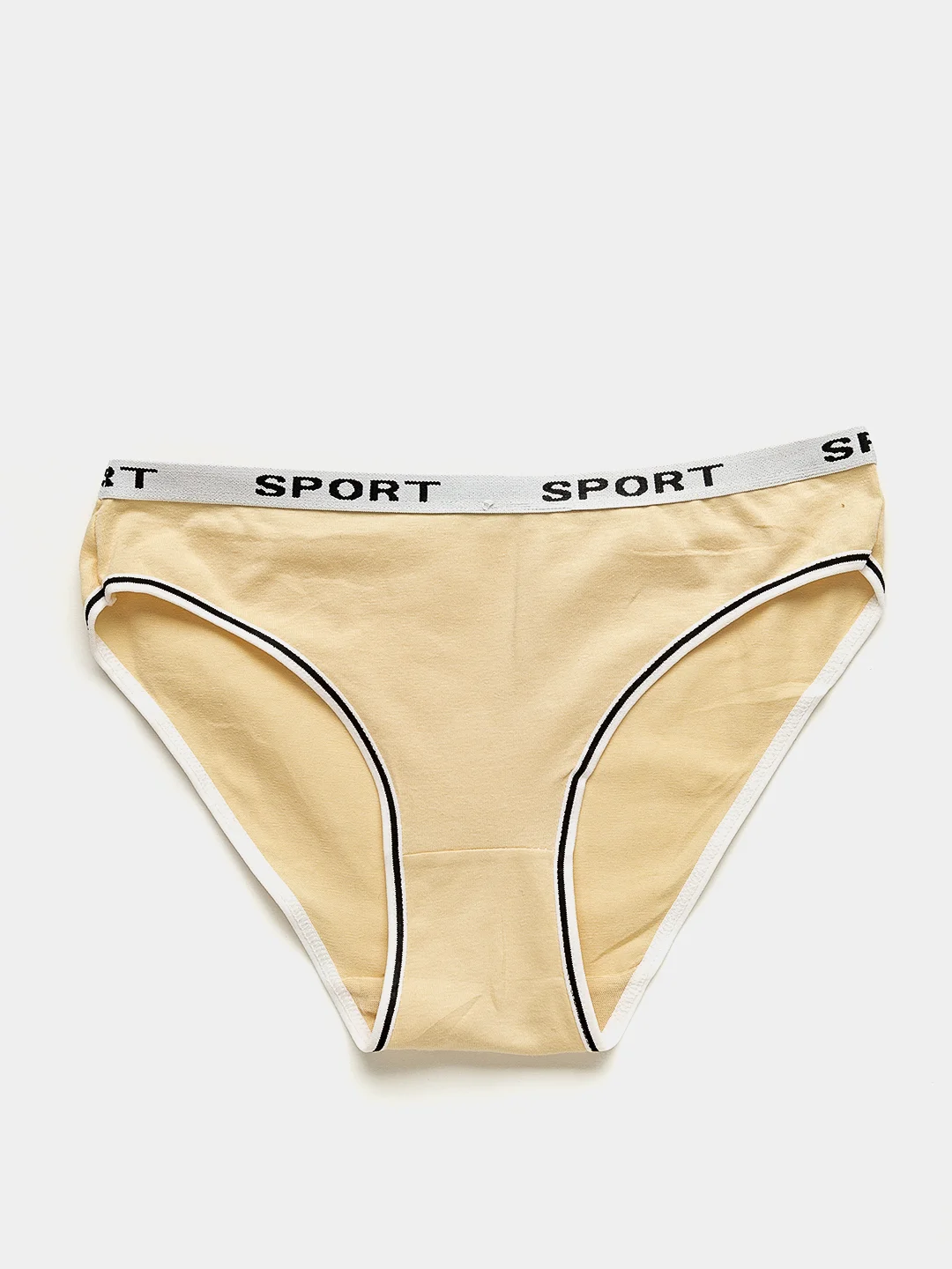 Бежевый трусы женские Sport хлопок