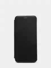 Черный чехол-книжка для Xiaomi Redmi Note 10 с защитой камеры