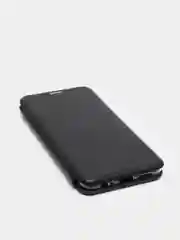 Черный чехол-книжка для Xiaomi Redmi Note 10 с защитой камеры