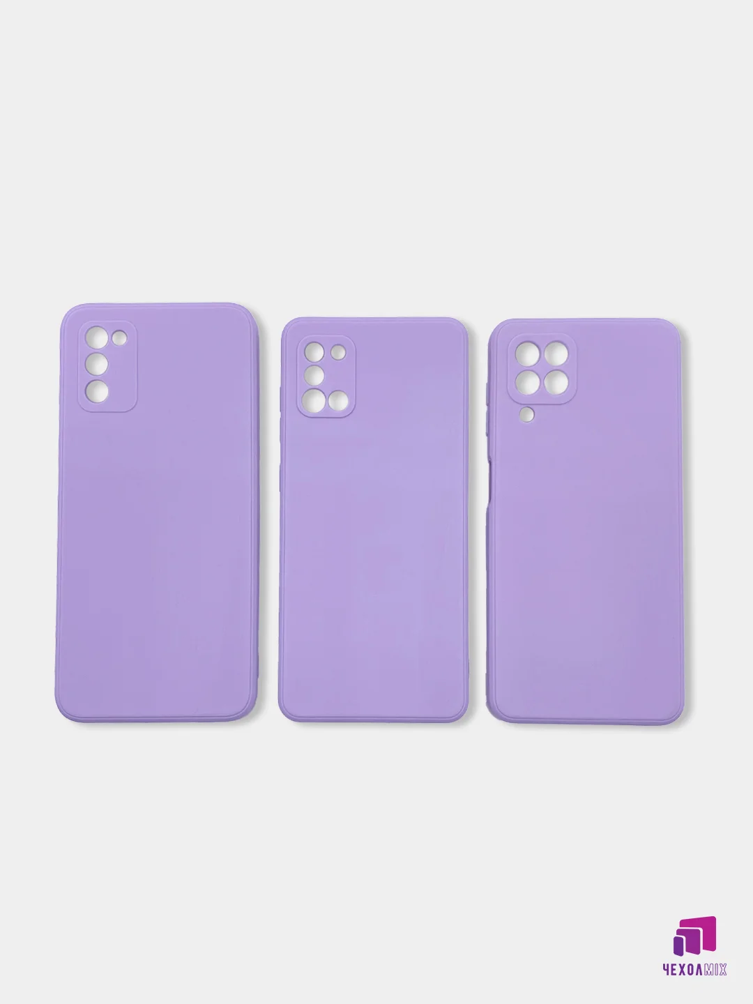 Сиреневый чехол для Samsung Galaxy A51/A01/A02/A11/A12/A50A22/A52/A31/A32