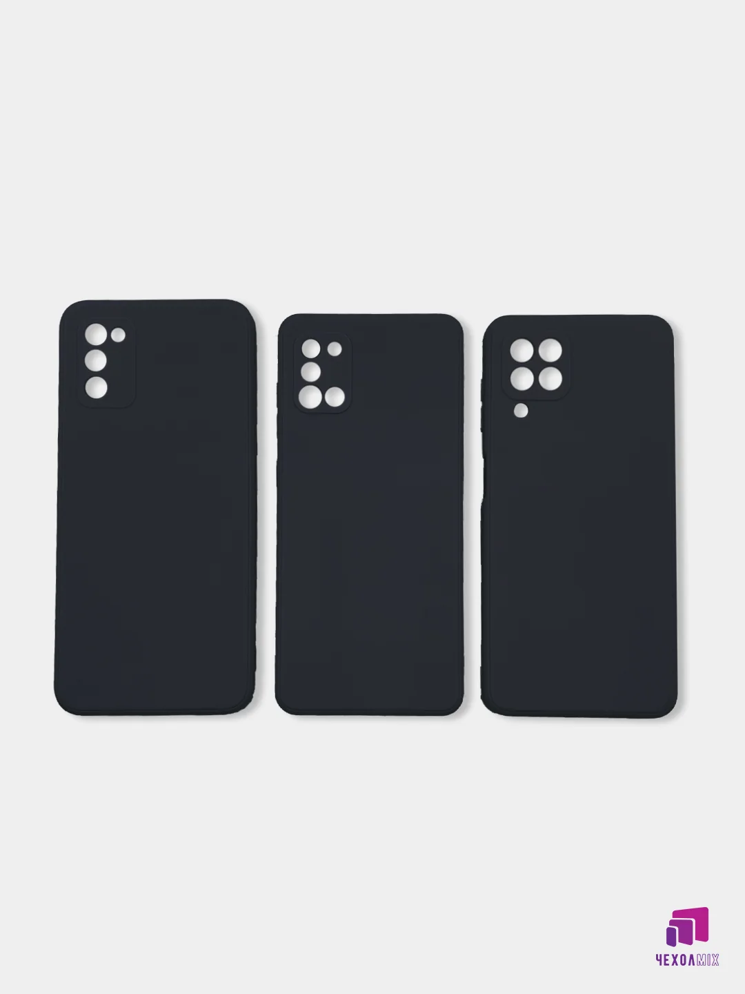 Черный чехол для Samsung Galaxy A51/A01/A02/A11/A12/A50A22/A52/A31/A32