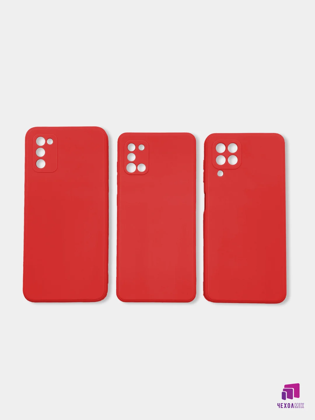 Красный чехол для Samsung Galaxy A51/A01/A02/A11/A12/A50A22/A52/A31/A32